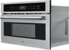 KM-CWO30-SS Built-In Microwave with Convection Oven and Air Fryer, 1000W Power with 10 Levels, UL Listed Capacity in Stainless-Steel, 30 In/1.6 Cu. Ft, Silver