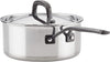 5-Ply Clad Stainless Steel Cookware Pots and Pans Set, 10 Piece, Polished Stainless