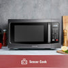 EC042A5C-BS Microwave Oven with Convection Function, Smart Sensor, Easy-To-Clean Stainless Steel Interior and ECO Mode, 1.5 Cu. Ft. , 1000W, Black Stainless Steel