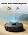 L50 Robot Vacuum with 4,000 Pa Powerful Suction, Precise Ipath Laser Navigation, Customizable Al Mapping, Climb up to 20 Mm, Ideal for Hard Floor, Tile, and Carpet