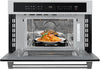 KM-CWO30-SS Built-In Microwave with Convection Oven and Air Fryer, 1000W Power with 10 Levels, UL Listed Capacity in Stainless-Steel, 30 In/1.6 Cu. Ft, Silver