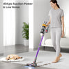 Cordless Vacuum Cleaner, 550W/45Kpa/65Mins Vacuum Cleaners for Home, Stick Vacuum Cordless with Low Noise, LED Screen, Wall Mount Charging,1.6L Dust Cup, Rechargeable Vacuum Pet Hair/Carpet/Hardfloor