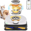 22,000 Pa Robot Vacuum for Pet Hair, Robot Vacuum Cleaner High Suction, Ideal for Carpet, Square Robot Vacuum with Bagless Design, Lidar Navigation, Wifi/App Control, Self-Charging (V10)