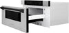 Autograph Edition 30" 1.2 Cu. Ft. Built-In Microwave Drawer in Stainless Steel with Matte Black Accents