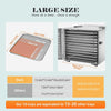 Commercial Large 10 Trays Food Dehydrator, Usable Area up to 17Ft², 1000W Detachable Full Stainless Steel Dryer Machine, up to 190℉ Temperature, for Meat, Fruit, Beef, Herbs, and Pet Food