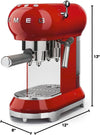 Espresso Coffee Machine, Red