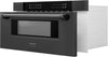 30" 1.2 Cu. Ft. Built-In Microwave Drawer in Black Stainless Steel