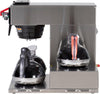 12950.0212 CWTF15-3 Automatic Commercial Coffee Brewer with 3 Lower Warmers (120V)