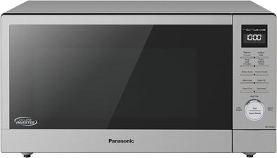 NN-SD78LS 1.6 Cu.Ft Cyclonic Inverter Countertop Microwave Oven 1250Watt Power with Genius Sensor Cooking, Cft, 19.44"D X 21.88"W X 11.94"H,Stainless Steel