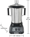 Commercial HBF900S Expeditor Culinary Food Blender, Stainless Steel, 3.5 Horsepower