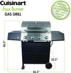 CGG-7400 Propane, 54 Inch, Full Size Four-Burner Gas Grill