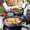 Future Sauté Pan 24 Cm with Sieving Glass Lid Suitable for Induction Cookers