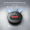 S8 Pro Ultra Robot Vacuum and Mop, Auto Drying, Auto Mop Washing, Self Emptying, Self Refilling, Liftable Dual Brush & Sonic Mop, 6000Pa Suction, Obstacle Avoidance(Rockdock Ultra Series)