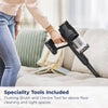 Cleanview XR 200W Lightweight Cordless Vacuum W/ Removable Battery, 35-Min Runtime, Tangle-Free Brush Roll, LED Lights, XL Tank, Dusting & Crevice Tool, Wall Mount, 3789U, Silver