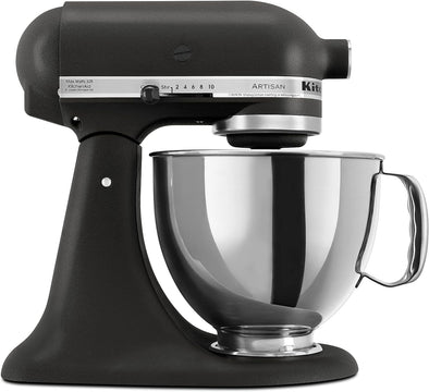 KSM150PSBK Artisan 5 Quart Stand Mixer, Cast Iron