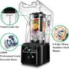 Professional Commercial Blender for Kitchen with Soundproof Shield, 2200W, 80Oz, 15 Speeds, Professional-Grade Power, Quiet Countertop Blender for Smoothies, Self-Cleaning, Black